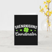 Shenanigans coördinator Happy St Patricks Day Teac Kaart (Gele Bloem)