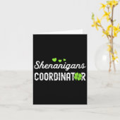 Shenanigans coördinator Happy St Patricks Day Teac Kaart (Gele Bloem)