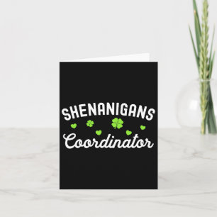 Shenanigans coördinator Happy St Patricks Day Teac Kaart