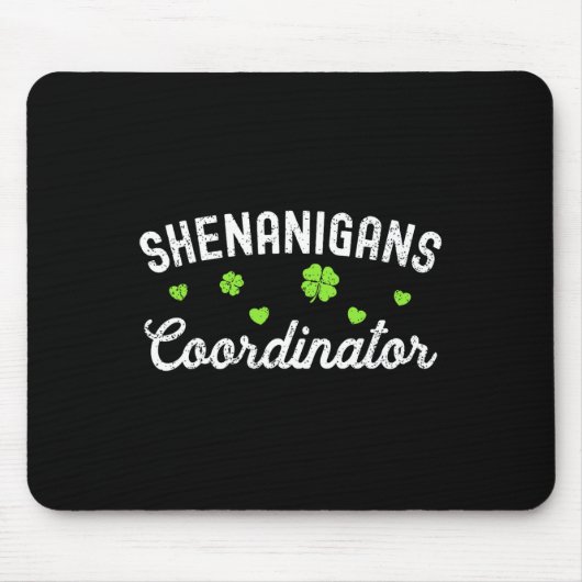 Shenanigans coördinator Happy St Patricks Day Teac Muismat (Voorkant)