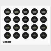 Shenanigans coördinator Happy St Patricks Day Teac Ronde Sticker (Vel)