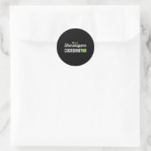 Shenanigans coördinator Happy St Patricks Day Teac Ronde Sticker (Tas)