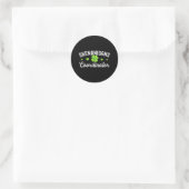 Shenanigans coördinator Happy St Patricks Day Teac Ronde Sticker (Tas)
