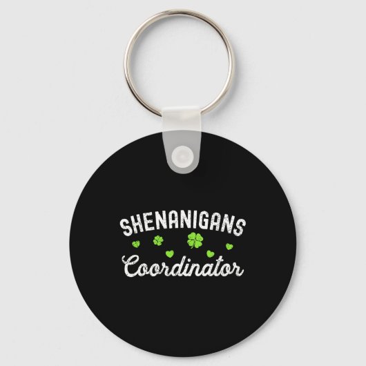 Shenanigans coördinator Happy St Patricks Day Teac Sleutelhanger (Voorkant)