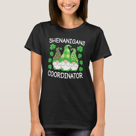 Shenanigans Coördinator Leerkrachten St Patricks D T-shirt (Voorkant)