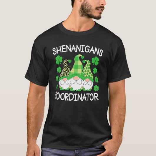 Shenanigans Coördinator Leerkrachten St Patricks D T-shirt (Voorkant)