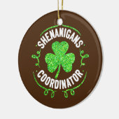 Shenanigans Coordinator Matching Teacher St Keramisch Ornament (Links)