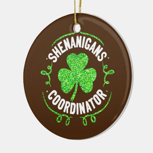 Shenanigans Coordinator Matching Teacher St Keramisch Ornament (Links)