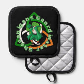 Shenanigans-coördinator op patricks day pannenlap (Voorkant / Achterkant)