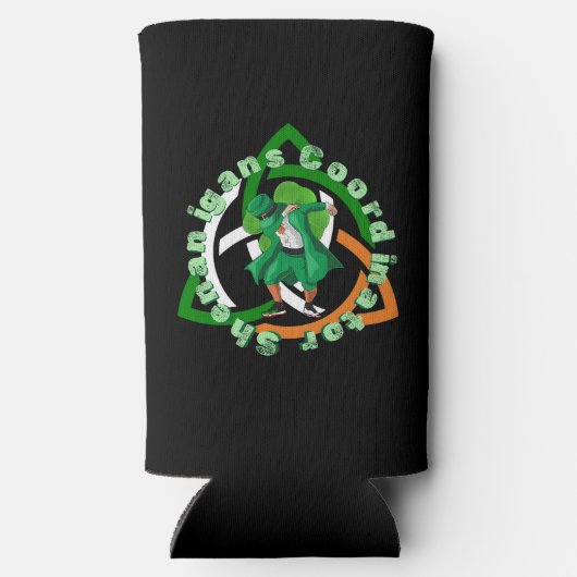 Shenanigans-coördinator op patricks day seltzer blikjeskoeler (Achterkant)