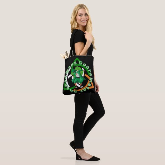 Shenanigans-coördinator op patricks day tote bag (Op model)