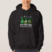 Shenanigans Coordinator Patricks Day Gnomes Green  Hoodie (Voorkant)