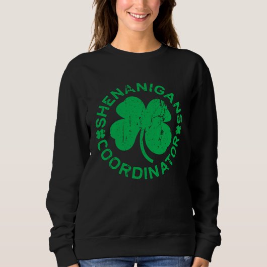Shenanigans Coordinator Saint Patricks Day Trui (Voorkant)
