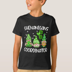 Shenanigans Coördinator Schattigee Gnomen Leraren T-shirt
