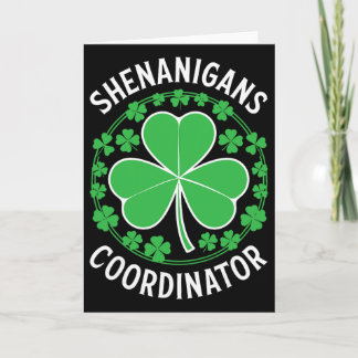 Shenanigans Coordinator Shirt Men Women Kids St Pa Kaart