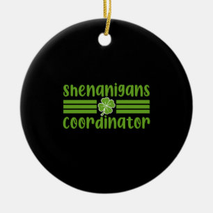 Shenanigans Coördinator St Patrick's Dag Keramisch Ornament
