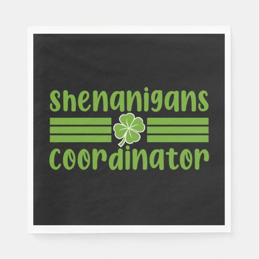 Shenanigans Coördinator St Patrick's Dag Servet (Voorkant)