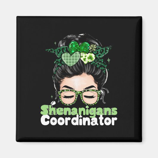 Shenanigans coördinator St Patricks Dag Vrouwen 1 Magneet (Voorkant)