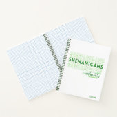 Shenanigans Coordinator St Patrick's Day Custom Notitieboek (Binnen)