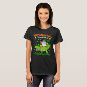 Shenanigans Coordinator St Patrick's Day Dinosaur  T-shirt (Voorkant volledig)