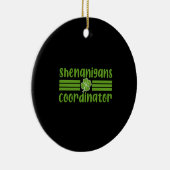 Shenanigans Coordinator St Patrick's Day Keramisch Ornament (Rechts)