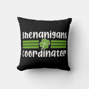 Shenanigans Coördinator St Patrick's Day Kussen