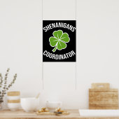 Shenanigans Coördinator St Patrick's Day Poster (Keuken)