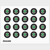 Shenanigans Coordinator St Patricks Day Shamrock I Ronde Sticker (Vel)