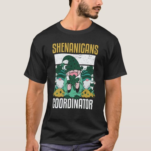 Shenanigans Coordinator St Patricks Day Teacher T-shirt (Voorkant)
