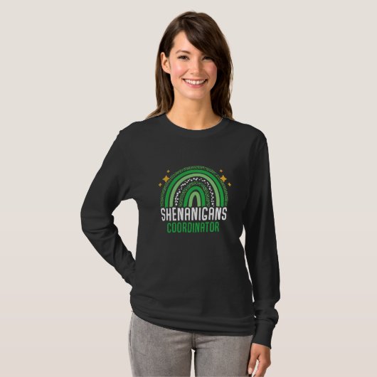 Shenanigans Coordinator St Patrick's Day Teacher   T-shirt (Voorkant volledig)