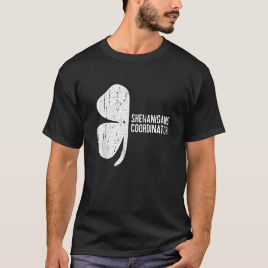Shenanigans Coordinator T-Shirt St Patrick's Day G (Voorkant)