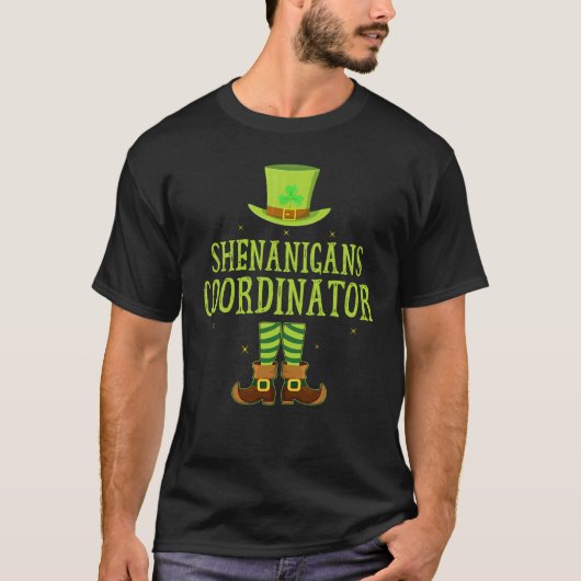 Shenanigans Coordinator Teacher Matching St Patric T-shirt (Voorkant)