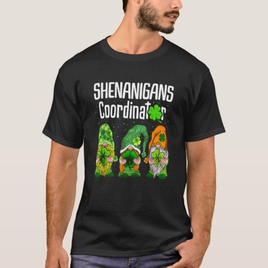 Shenanigans Coordinator Teachers St Patricks Day G T-shirt (Voorkant)