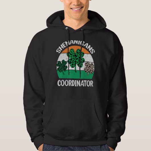 Shenanigans Coordinator Women St Patricks Day Hoodie (Voorkant)