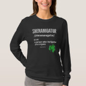 Shenanigans Definition Tie Dye St. Patrick's Day G T-shirt (Voorkant)