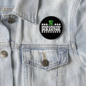 Shenanigans Directeur Groovy St Patrick's Day Iers Ronde Button 5,7 Cm (In situ)