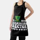 Shenanigans Directeur Groovy St Patrick's Day Iers Schort (Insitu)