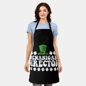 Shenanigans Directeur Groovy St Patrick's Day Iers Schort (Gedragen)
