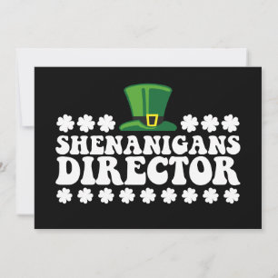 Shenanigans Directeur Groovy St Patrick's Day Iris Kaart