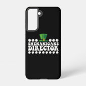 Shenanigans Directeur Groovy St Patrick's Day Iris Samsung Galaxy Hoesje (Achterkant)