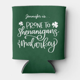 Shenanigans en Malarkey Custom St. Patrick's Day Blikjeskoeler