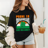 Shenanigans en Malarkey Funny St Patrick's Day Tri-Blend Shirt