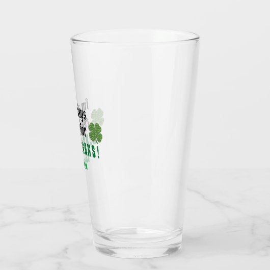 Shenanigans Funny St. Patrick's Day Beer Pint Glas (Links)