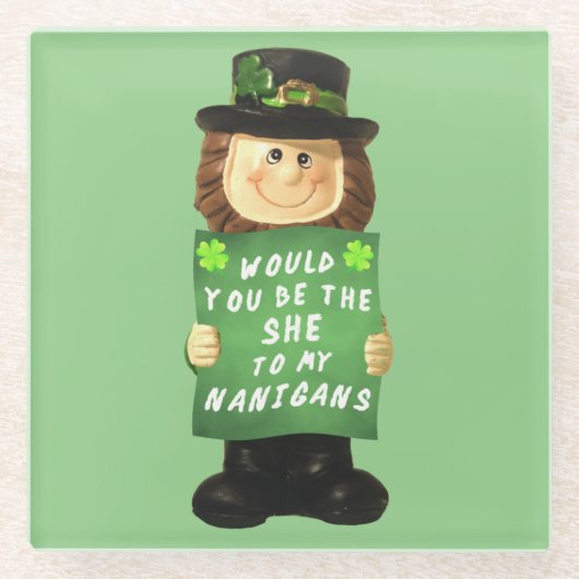 Shenanigans Glazen Onderzetter (Voorkant)