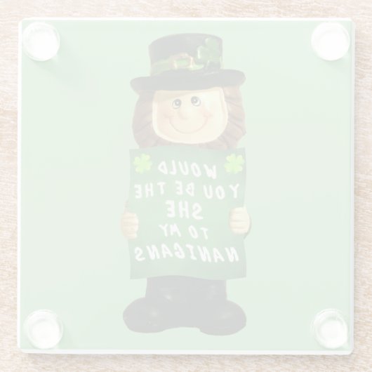 Shenanigans Glazen Onderzetter (Achterkant)