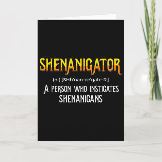 Shenanigans Grappige Belhamel Heilige Patrick  Kaart