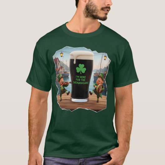 Shenanigans Ierse St. Patrick's Dag T-shirt (Voorkant)