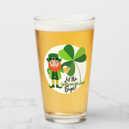 Shenanigans Kabouter Klavertje St. Patrick's Day Glas