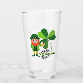 Shenanigans Kabouter Klavertje St. Patrick's Day Glas