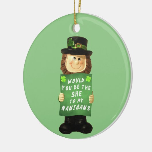 Shenanigans Keramisch Ornament (Links)